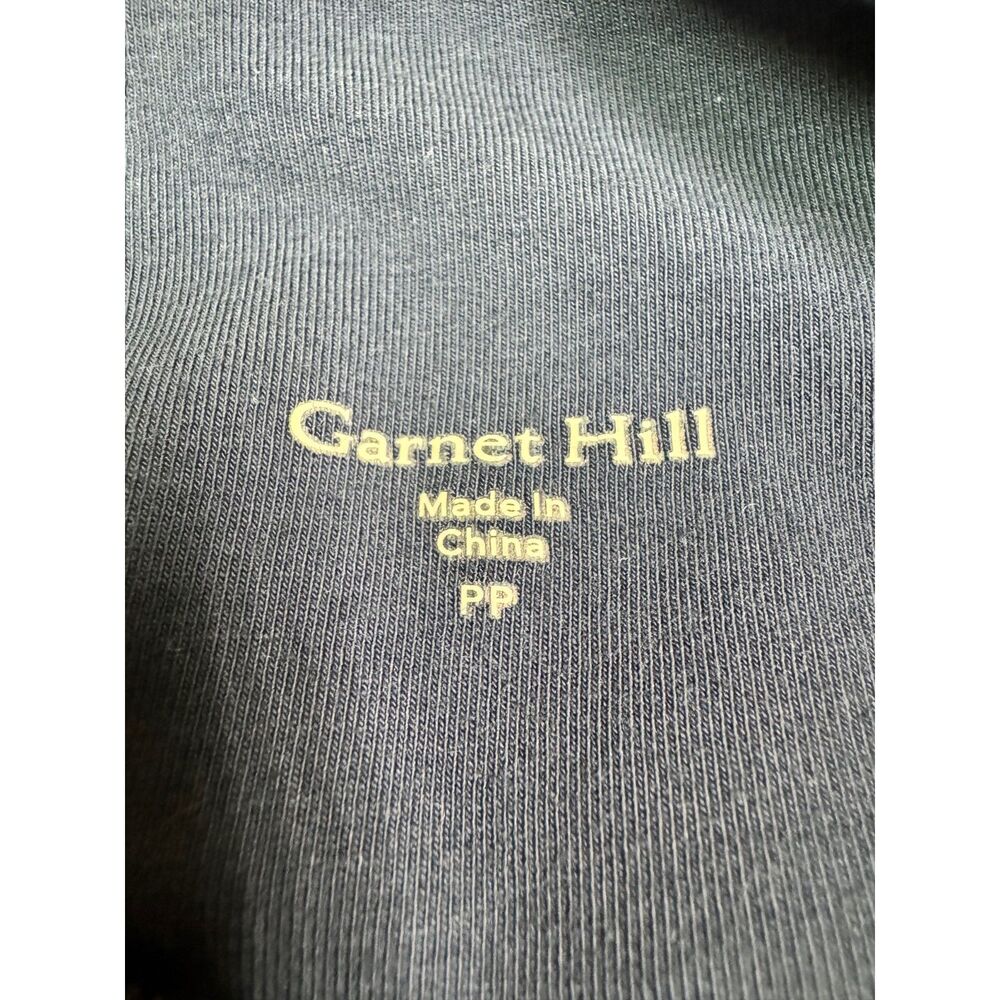 GARNET HILL Favorite Maxi Knit Skirt, Classic Navy, Pockets, Cotton/Modal, Sz PP - Picture 8 of 11